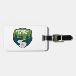Minuteman Bikeway Boston Massachusetts Luggage Tag