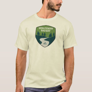 Minuteman Bikeway Boston Massachusetts T-Shirt