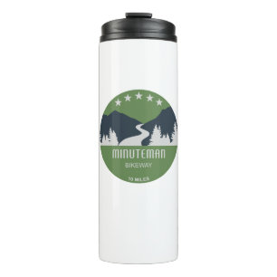 Minuteman Bikeway Boston Massachusetts Thermal Tumbler