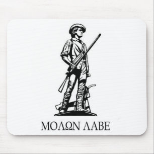 Minuteman statue mouse mat