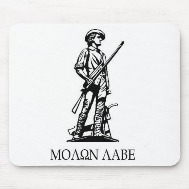Minuteman statue mouse mat (Front)