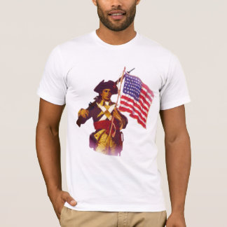 MINUTEMAN WITH FLAG T-Shirt