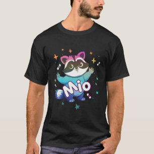 Mio Name With Racoon T-Shirt