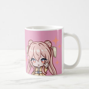 Mioka anime girl coffee mug