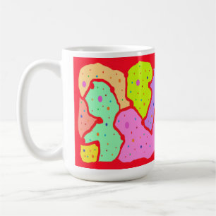 MIP MAP MOP ART DESIGN ABSTRACT FUN COFFEE MUG
