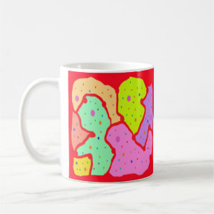 MIP MAP MOP ART DESIGN ABSTRACT FUN COFFEE MUG