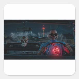 Miquiztli Midnight Cruise - Sticker