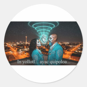 Miquiztli Rooftop Figures - Sticker