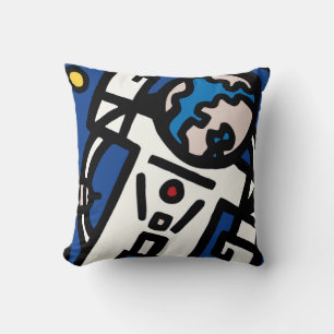 Mir-Altair Mission Patch Logo Cushion