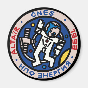 Mir-Altair Mission Patch Logo Magnet