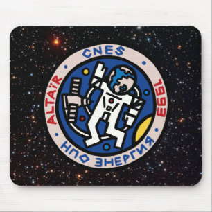 Mir-Altair Mission Patch Logo Mouse Mat
