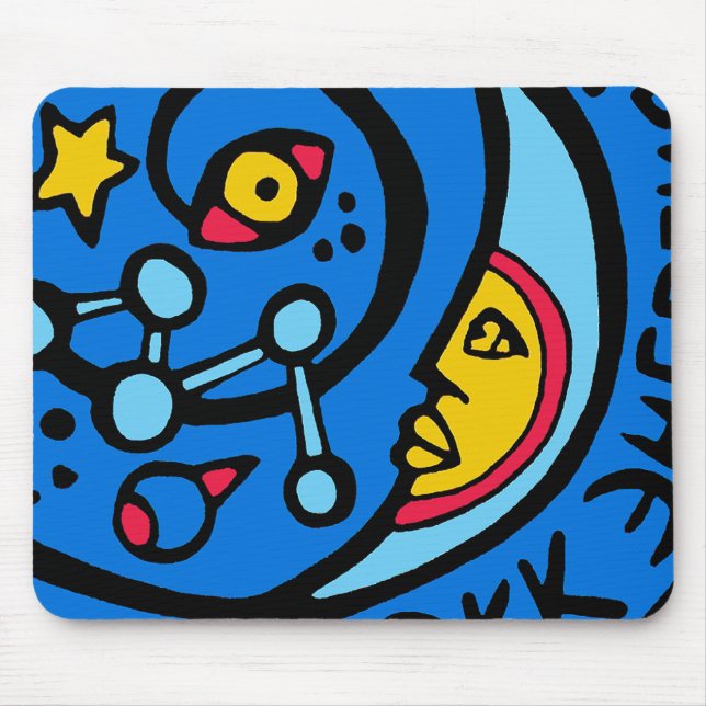 Mir-Cassiopee  Mission Patch Logo Mouse Mat (Front)