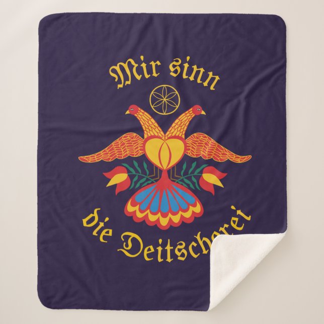 Mir sinn die Deitscherei - Deitschi Faahne Blanket (Front)