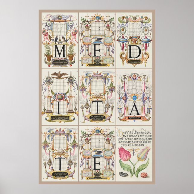 Mira Calligraphiae Monumenta Meditate Poster (Front)