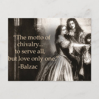 Mira Gutoff "Chivalry" Postcard