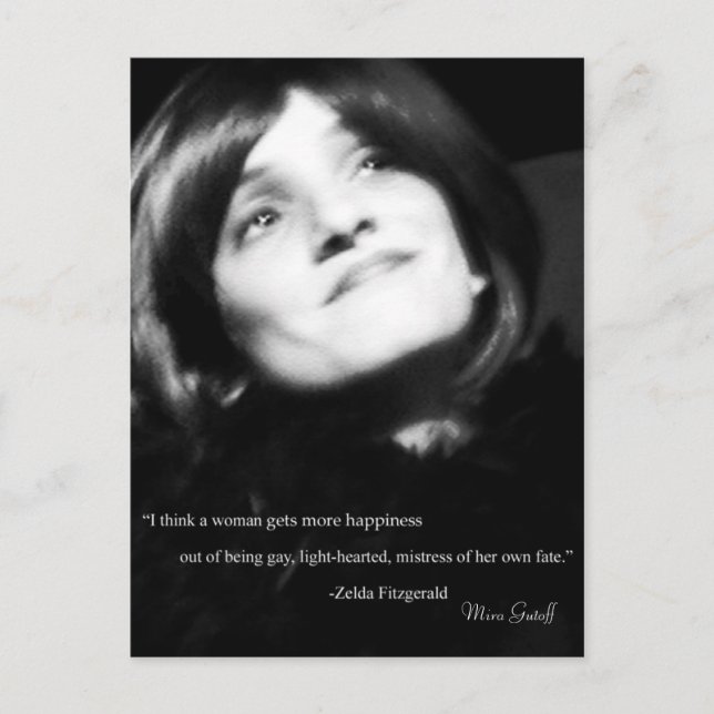 Mira Gutoff "Flapper" Postcard (Front)