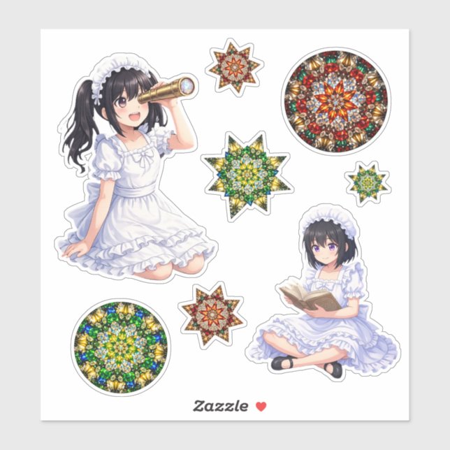 Mirabella & Mandala Mix – Colorful Kaleidoscope (Sheet)