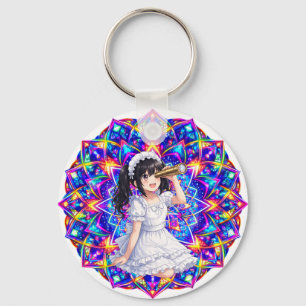 Mirabella's Kaleidoscope Dreams - Keychain