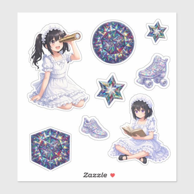 Mirabella's Sparkle World – Kaleidoscope & Holo (Sheet)