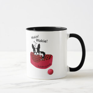 Mirabelle the boston terrier Wakie! Wakie Mug
