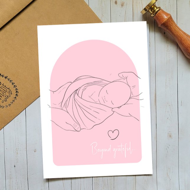 Miracle Baby IVF Fertility Doctor Thank You Card  (Creator Uploaded)