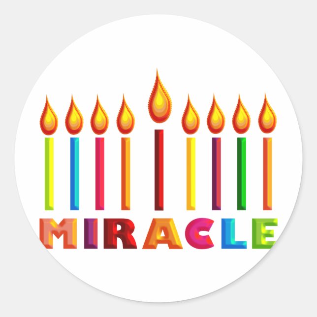 Miracle Classic Round Sticker (Front)