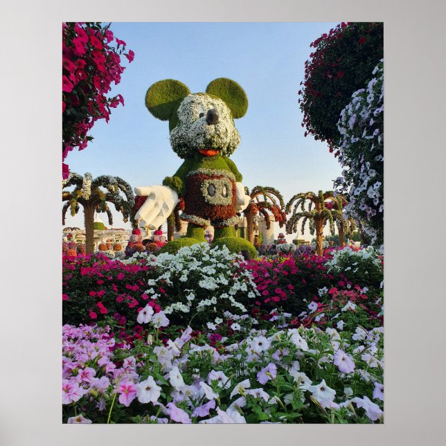 Miracle Garden, Dubai UAE Poster (Front)