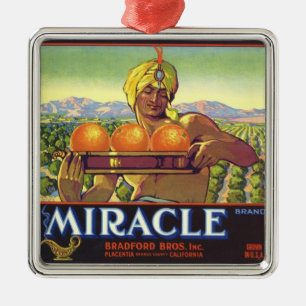 Miracle Genie Metal Tree Decoration
