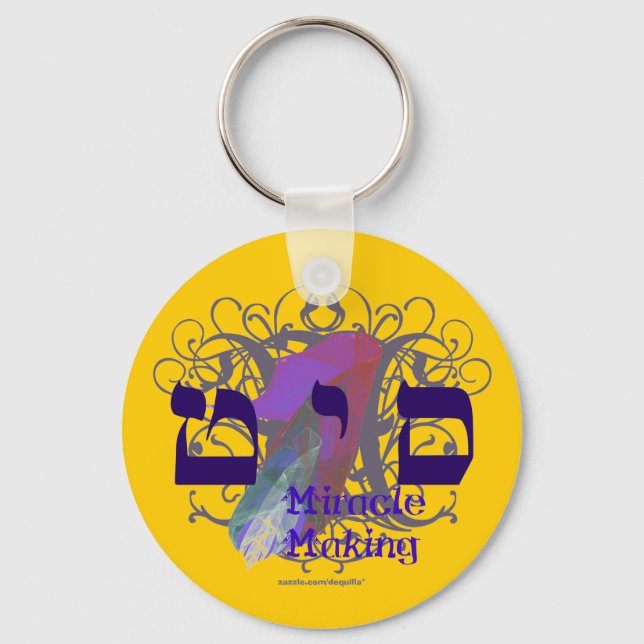 MIRACLE MAKING ~ YELLOW KEY RING (Front)