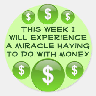 miracle money stickers