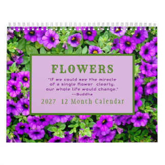 Miracle Of Flowers/2027 Calendar