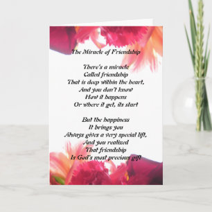 Miracle of Friendship Card