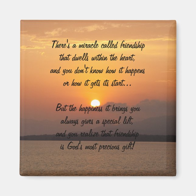 Miracle Of Friendship Magnet (Front)