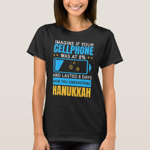 Miracle of Hanukkah Chanukah Explained 8 Day Batte T-Shirt