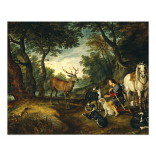 Miracle of Saint Hubert by Peter Paul Rubens Photo Print