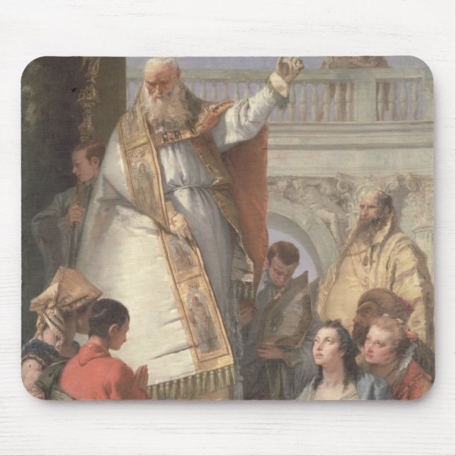 Miracle of St. Patrick, c.1746 (oil on canvas) Mouse Mat (Front)