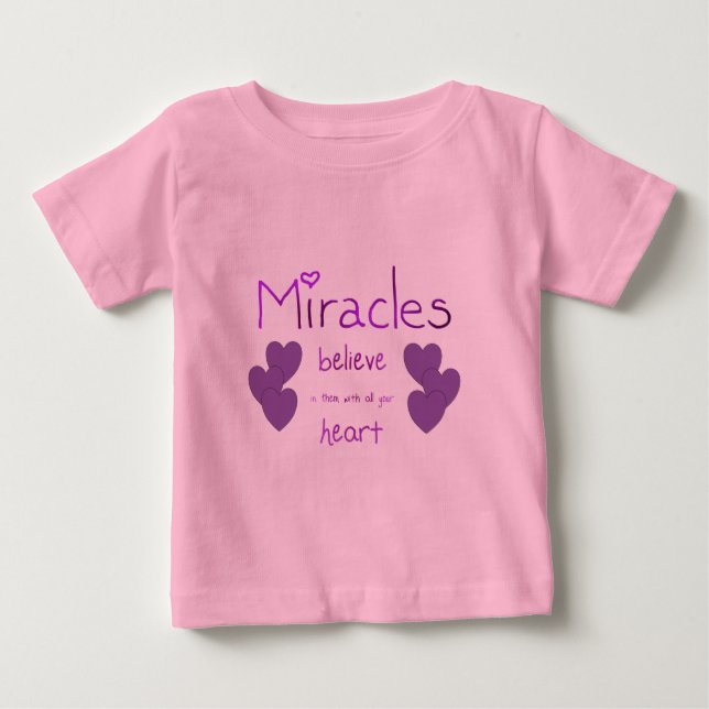 Miracles Baby T-Shirt (Front)