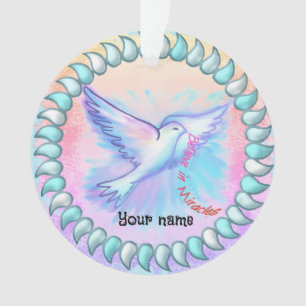Miracles Dove Ornament