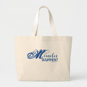 Miracles Happen Jumbo Tote