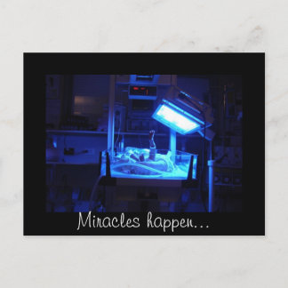 Miracles happen... postcard