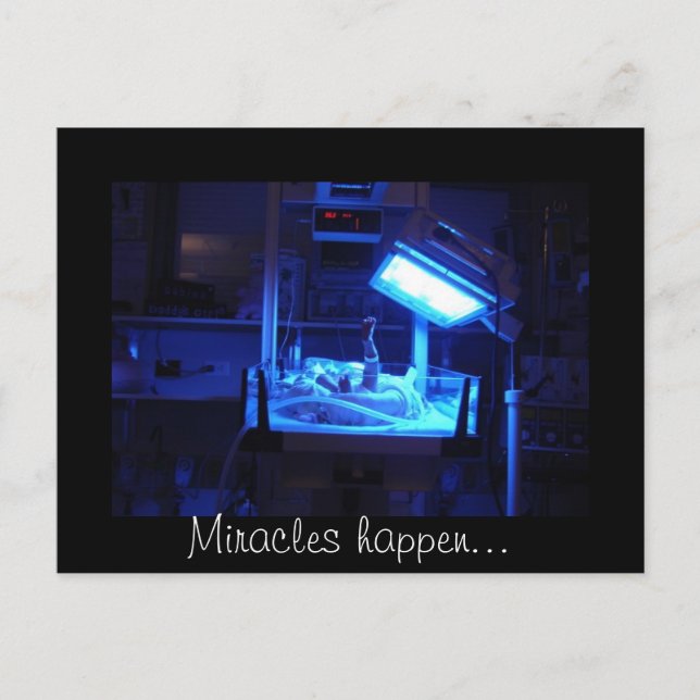 Miracles happen... postcard (Front)