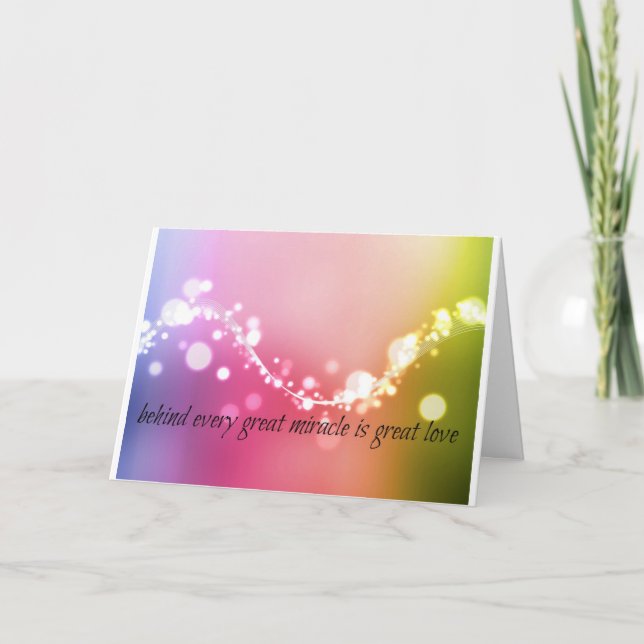 Miracles of Christmas Holiday Card (Front)