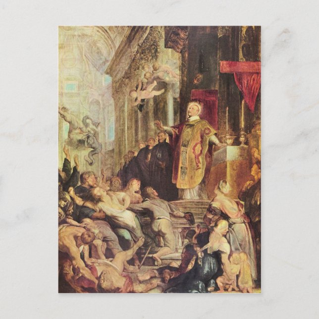 Miracles of St. Ignatius of Loyola by Paul Rubens Postcard (Front)