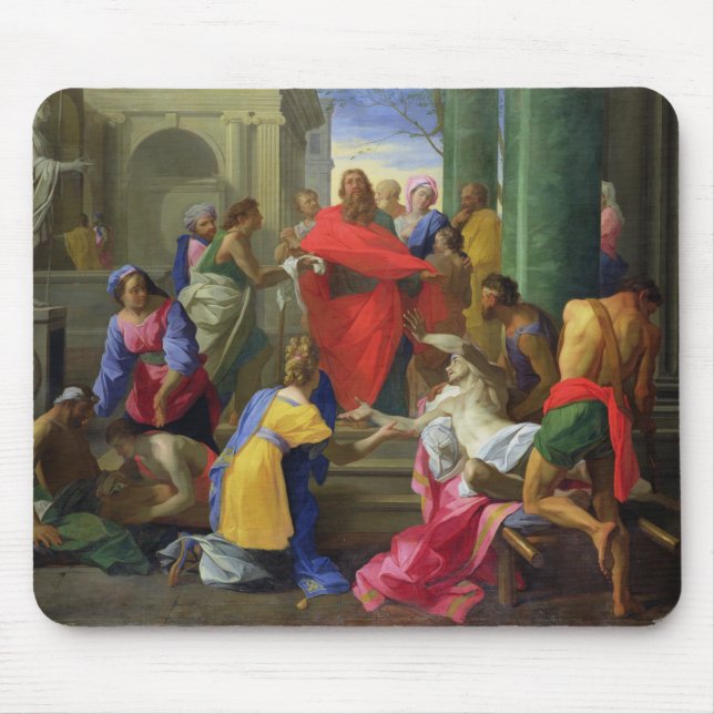 Miracles of St. Paul at Ephesus, 1693 Mouse Mat (Front)