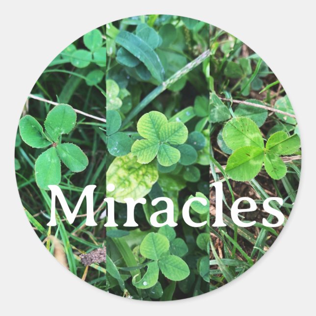 Miracles sticker (Front)