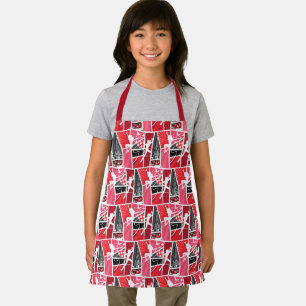 Miraculous Comic Ladybug Paris Pattern Apron