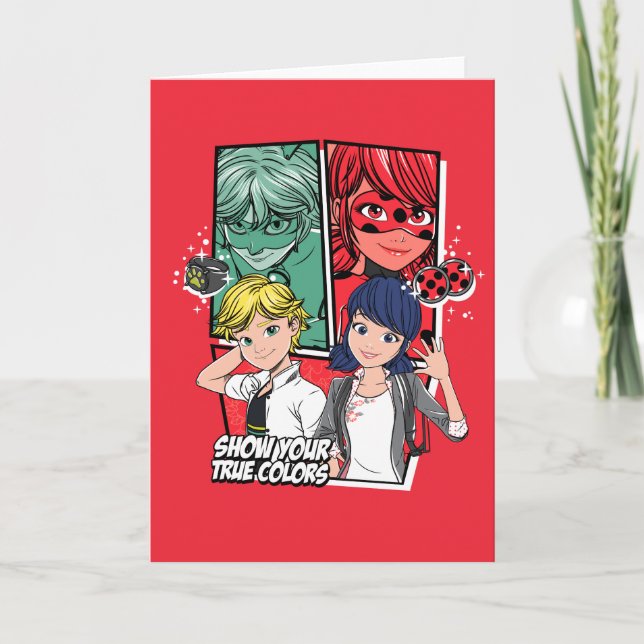 Miraculous Comic Marinette & Adrien True Colours Card (Front)