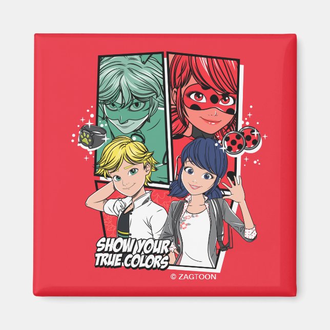 Miraculous Comic Marinette & Adrien True Colours Magnet (Front)