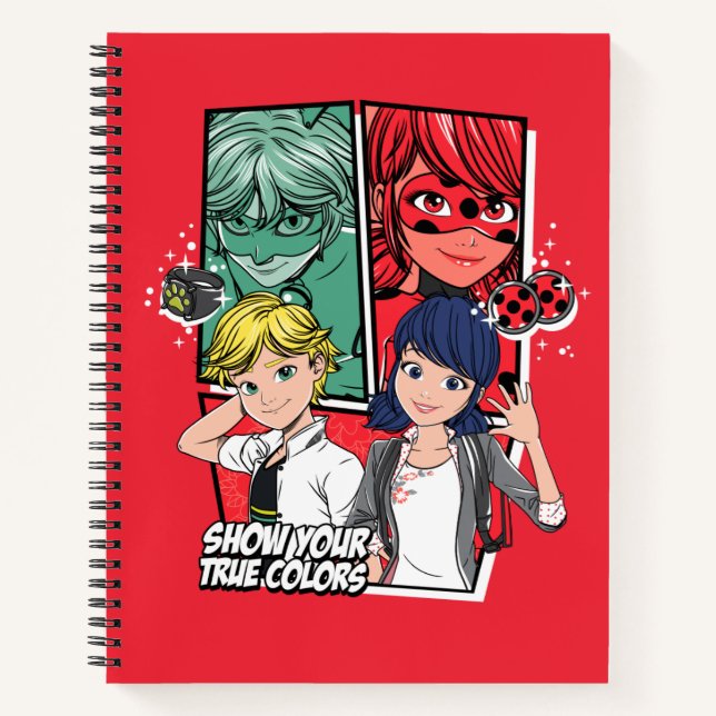 Miraculous Comic Marinette & Adrien True Colours Notebook (Front)