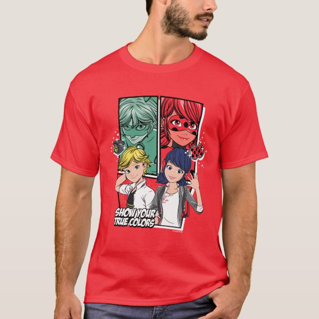 Miraculous Comic Marinette & Adrien True Colours T-Shirt (Front)